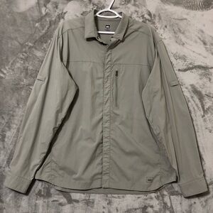 REI Long Sleeve Men Shirt Size XL Outdoors Hiking Adventure Stretch